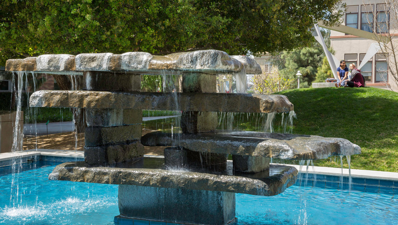 Fountain at Chapman University