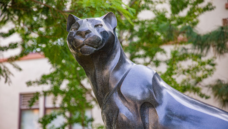 panther statue