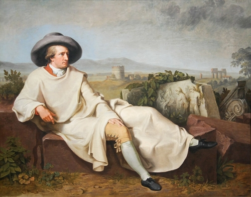 Goethe in the Campagna, 1787. Städel Museum, Frankfurt.
