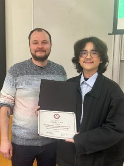  Dr. Joshua Liashenko with Bradley Carol